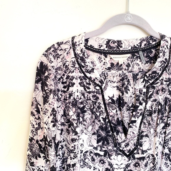 Rebecca Taylor • Silk Floral Top - Picture 2 of 7
